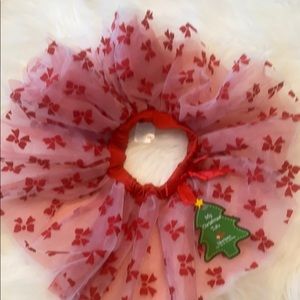 Girls 0 to 12 month Christmas tutu